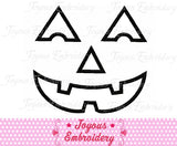 Halloween Pumpkin Face Applique Machine Embroidery Design NO:1236