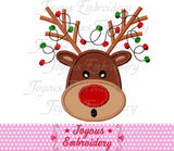 Christmas Reindeer Applique Machine Embroidery Design NO:2518