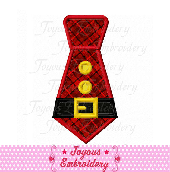 Christmas Santa Tie Embroidery Applique Design NO:1836