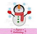 Snowman Embroidery Applique Design NO:1876