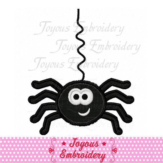 Halloween Girl Spider Applique Embroidery Design NO:1822