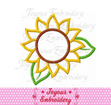 Sunflower Applique Machine Embroidery DesignNO:2598