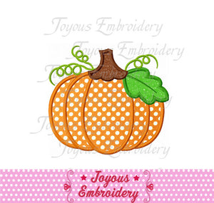 Thanksgiving Pumpkin Applique Embroidery Design NO:1544