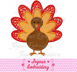 Thanksgiving Turkey Applique Machine Embroidery Design NO:1231