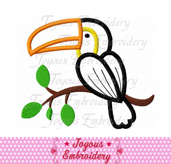 Toucan Applique Machine Embroidery Design