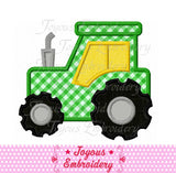 Tractor Applique Machine Embroidery Design NO:1727