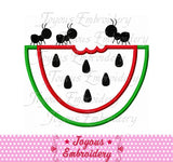 Watermelon Ant Applique，Summer applique,Watermelon embroidery file,Instant download Machine Embroidery Design:2327