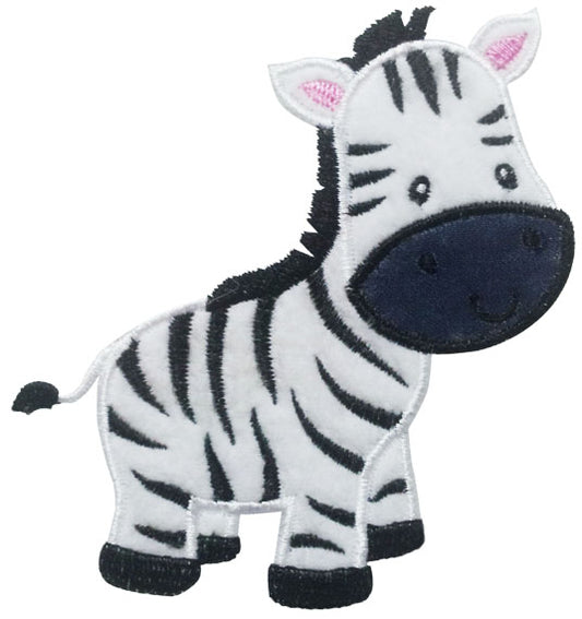 Zebra Applique Machine Embroidery Design NO:1224