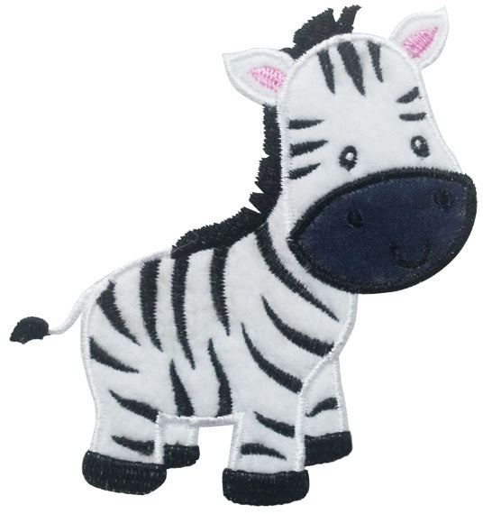 Instant Download Zebra Applique Machine Embroidery Design,Zoo animal applique design NO:1224