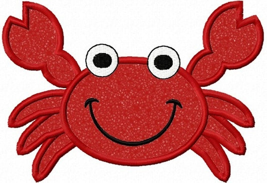 Instant Download Crab Applique Machine Embroidery Design NO:1134