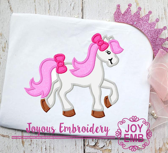 Instant Download Pony/ Horse Applique Machine Embroidery Design NO:1181