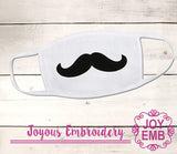 Mustache Applique Machine Embroidery Design NO:1407