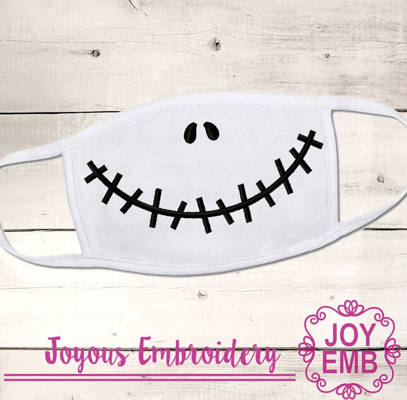 Jack Skeleton Applique Machine Embroidery Design NO:2708